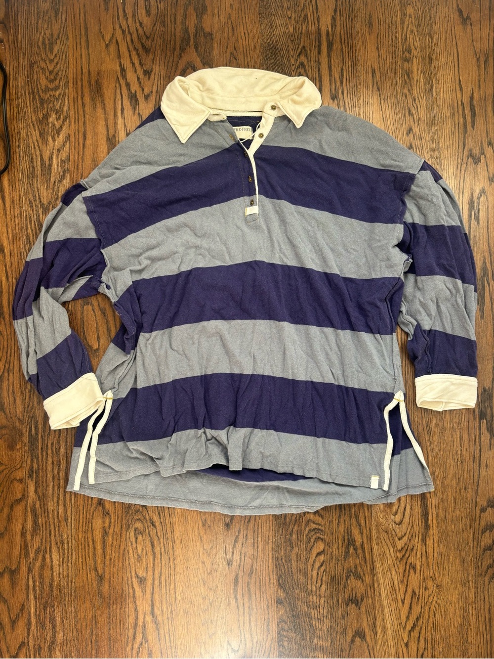 Free People Oversize Rugby Shirt
